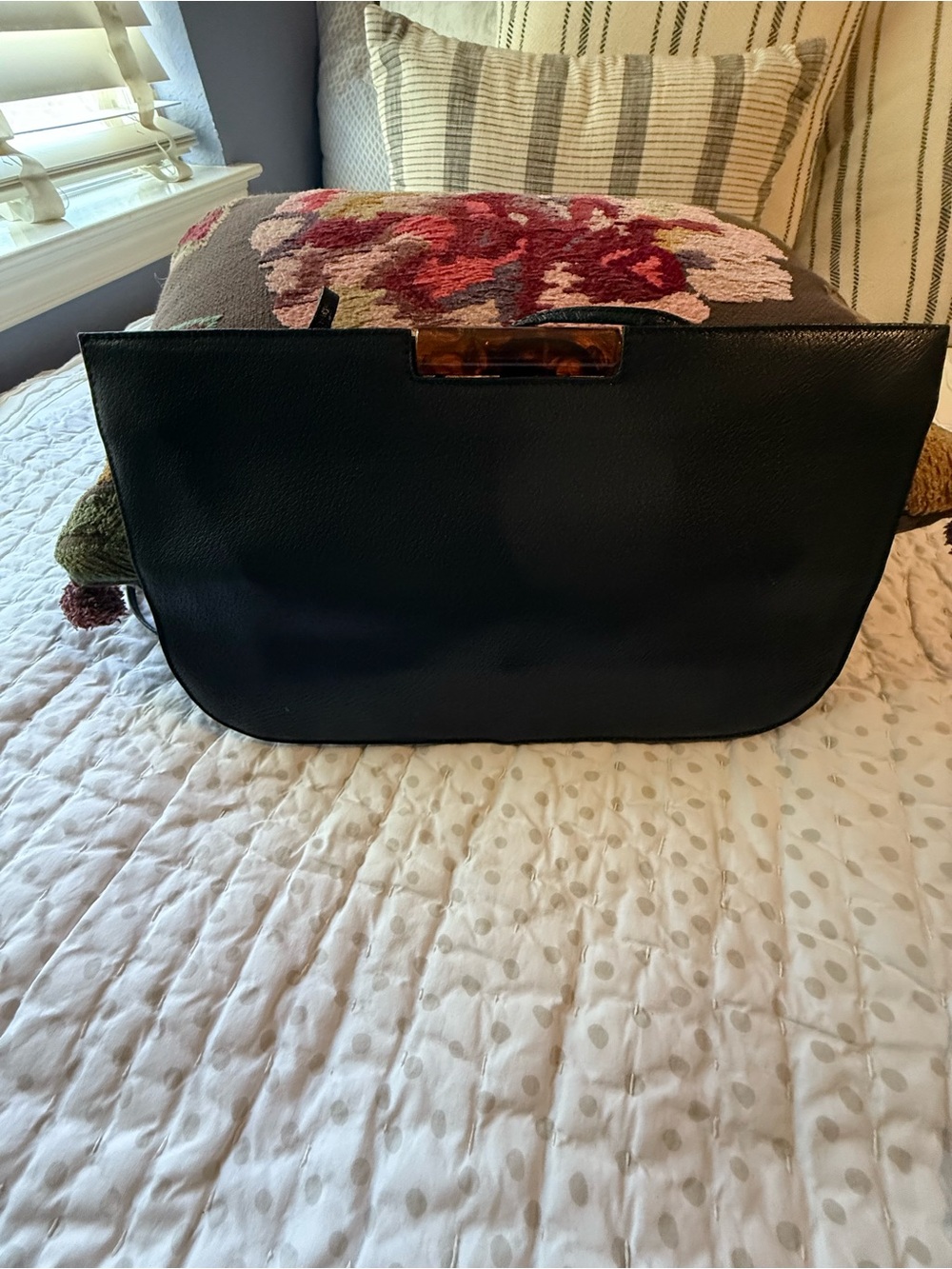 Desmo Classic Black leather Clutch purse - Picture 11 of 11